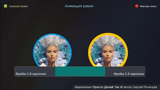 Как сделать анимированные рамки. Часть 2 Анимация рамок произвольных форм смотреть онлайн
