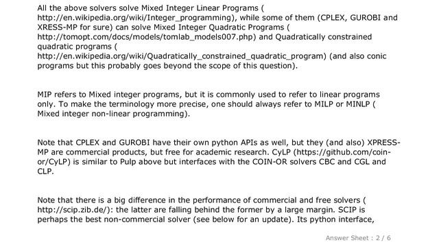 PYTHON : Python Mixed Integer Linear Programming смотреть онлайн