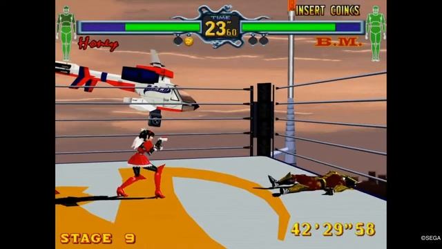 JUDGMENT arcade game: Fighting Vipers, final stage (Honey) смотреть онлайн
