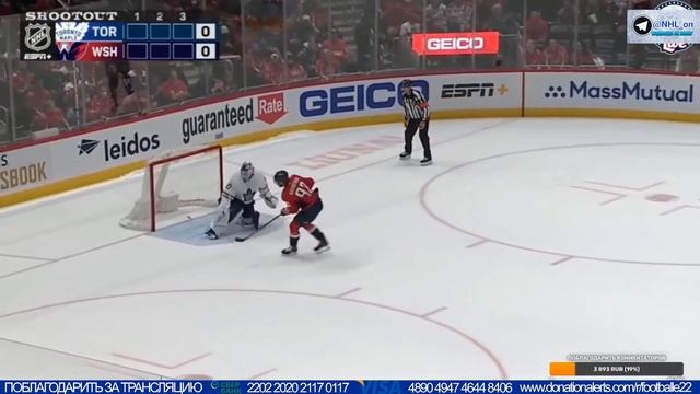 Евгений Кузнецов забивает пижонский буллит, прокрутив клюшку в матче против Торонто 24.04.22 смотреть онлайн