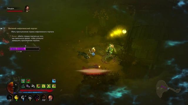 Diablo 3 UEE, женщина-демонхантер и Паутинница в сложном СО смотреть онлайн