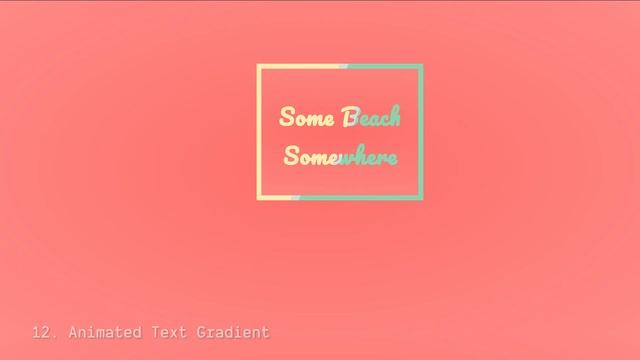 20+ CSS Text Animations смотреть онлайн