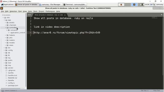 Show all posts in database. ruby on rails смотреть онлайн