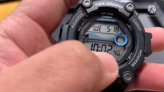 Casio Ws-1300h-1avdf TideGraph & Moonphase