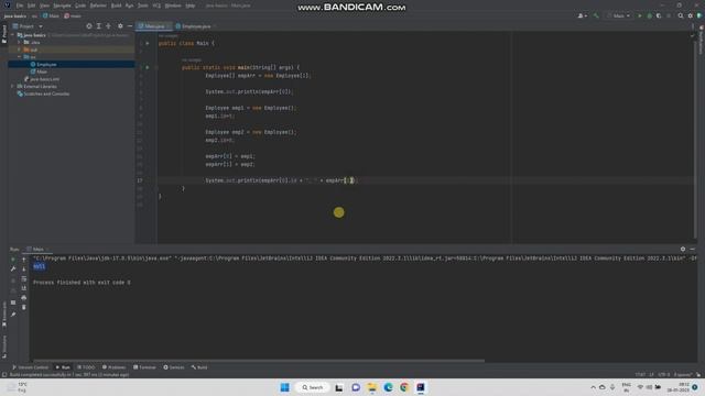 Demo - Object Arrays in Java смотреть онлайн