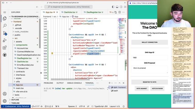 #13 TEALScript Tutorial for Beginners | React Frontend #6 смотреть онлайн