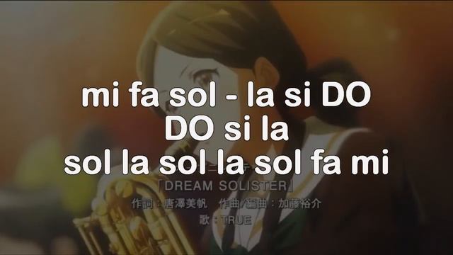Hibike! Euphonium Op 01 - Dream Solister - Notas Flauta Dulce смотреть онлайн