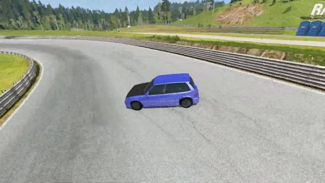 BeamNG Drive Howto: Drift tutorial using FWD cars and handbrake смотреть онлайн