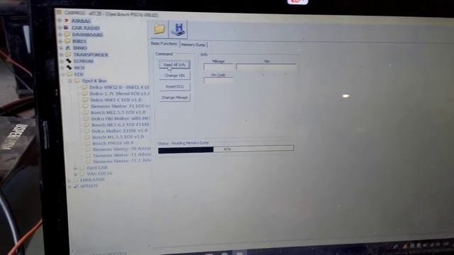 Opel Bosch PSG16 Pump Read EEPROM Immo Pin Code And KM / Odometer Reprogramming