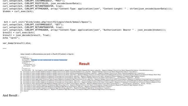 Magento: Getting "Consumer is not authorized to access %resources" when using rest API in magento2 смотреть онлайн