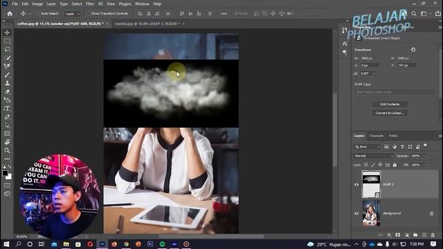Mudahnya Buat Efek Asap / Smoke Effect di Photoshop смотреть онлайн
