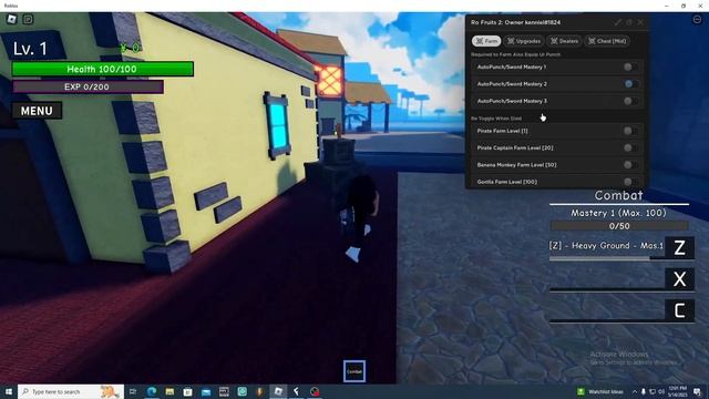 New Roblox Ro Fruits Script (AutoFarm, WalkSpeed, And More) смотреть онлайн