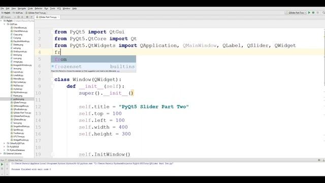 23 PyQt5 QSlider Image Example Python GUI Programming With PyQt5 смотреть онлайн
