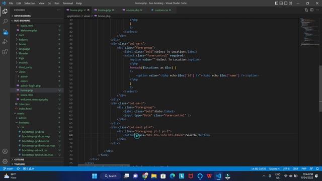 Online bus reservation system project in php | website frontend design in codeigniter | Part 19 смотреть онлайн