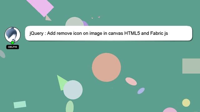 jQuery : Add remove icon on image in canvas HTML5 and Fabric js смотреть онлайн