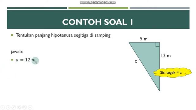 Matematika Kelas 8 - Teorema Pythagoras Part 1 смотреть онлайн