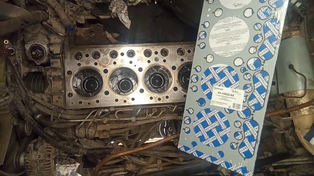 рено-маз сборка мотора. поршневая, ГБЦ. смотреть онлайн