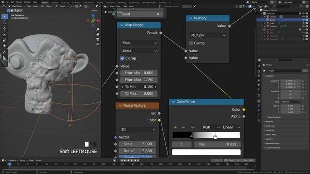 Blender Tutorial - Freezing Effect w/ Geometry Nodes смотреть онлайн