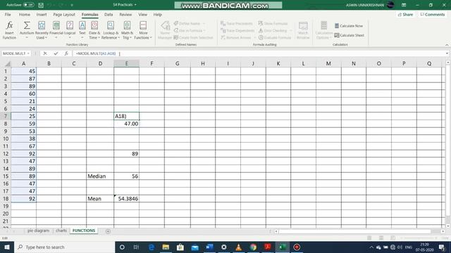 Statistics using Excel- Measures of central tendency and dispersion смотреть онлайн