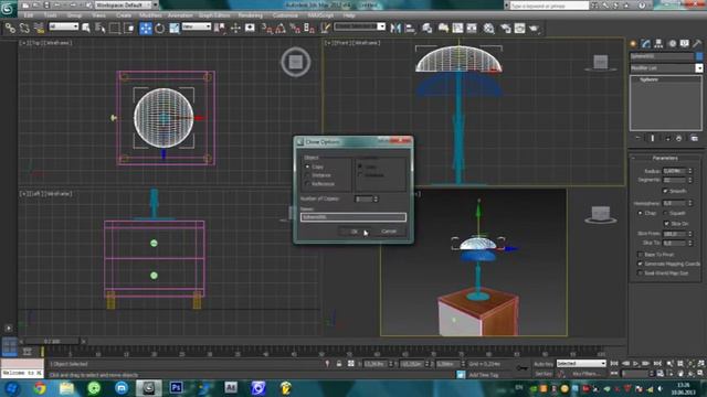 Спальня в 3DS Max 2013.Урок-4 смотреть онлайн