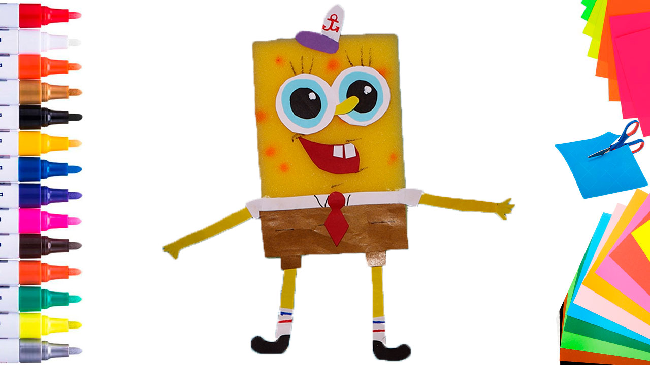 Как сделать Губку Боба квадратные штаны своими руками из губки смотреть онлайн