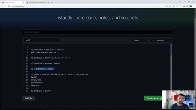 03 - Habilitar o WSL2 e Docker no Windows смотреть онлайн