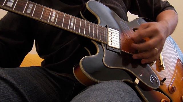 Marcelo Capella - Test: Epiphone Sheraton II LH - John Lee Hooker (improviso) смотреть онлайн