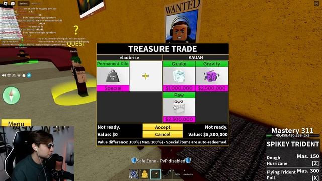 What people TRADE for PERM KILO in Blox Fruits Roblox! Trades value fruits in Blox Fruits Roblox смотреть онлайн