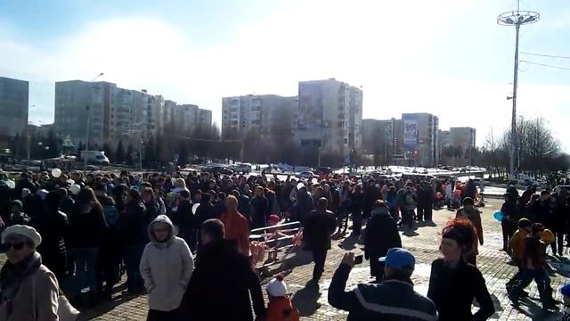 Флешмоб "Я - Якутия", Нерюнгри, 27 апреля 2016 года смотреть онлайн