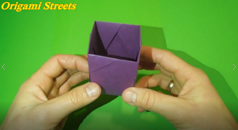 Оригами коробка из бумаги.mp4 смотреть онлайн