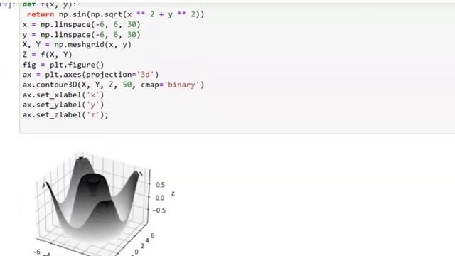 3D plotting in python смотреть онлайн