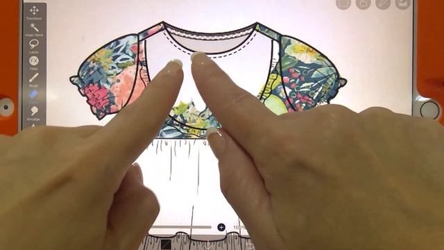 IBIS Paint Tutorial: How to Create Fabric Mockups Using Line Drawings смотреть онлайн