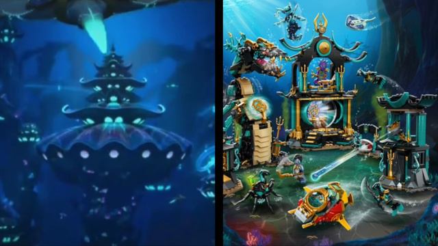 LEGO NINJAGO Seabound Sets VS Animated Show смотреть онлайн