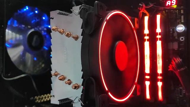 Видео функционирования вентилятора PCCooler CR1212MS LB08 на максимальной скорости вращения смотреть онлайн