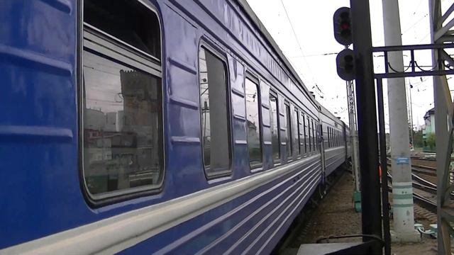 ЧС7-017 с поездом №076 Брест-Москва смотреть онлайн