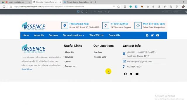 How to Create a Custom WordPress Footer in Elementor || Dynamic Custom Elementor Footer смотреть онлайн
