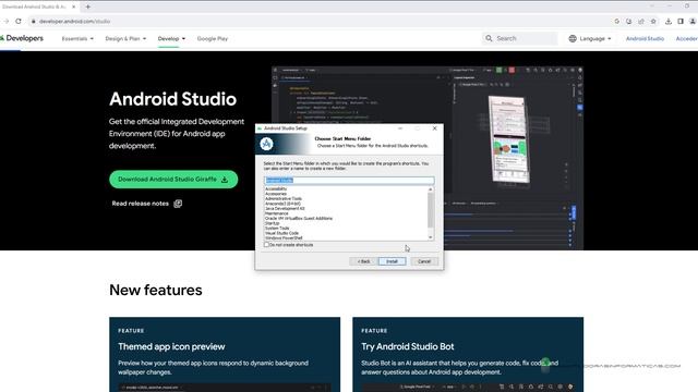 Curso Android con Kotlin. Instalación Android Studio Giraffe. Vídeo 2 смотреть онлайн