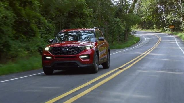 2022 Ford Explorer ST-Line driving footage смотреть онлайн