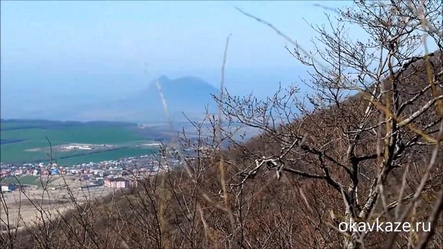 Вид на гору Верблюд с Бештау смотреть онлайн