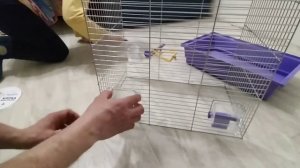 Клетка для попугая/Волнистые попугайчики/Сборка новой клетки для попугаев