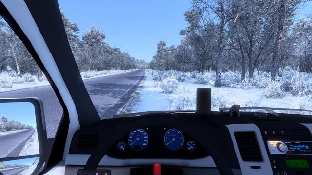 Euro Truck Simulator 2. Везём пассажиров из Омска в Уфу. Карта Восточный Экспресс смотреть онлайн