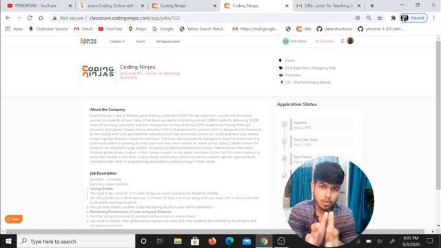 How to become Teaching assistant at coding ninjas | Everything about coding ninjas TAship | TA смотреть онлайн