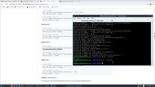 Installing NodeJS on Linux смотреть онлайн