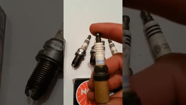 Свечи зажигания NGK , обзор на свечи NGK- Bkur6et-10