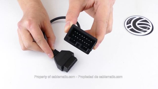 Adaptador de conector OBD II a KIA 20pin KIA20POBD2 distribuido por CABLEMATIC ® смотреть онлайн