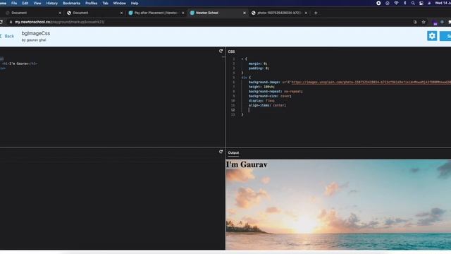 BackGround Image Overlay With Text | CSS Practice #1 смотреть онлайн