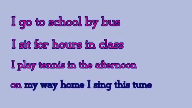 Every day Simple Present song смотреть онлайн