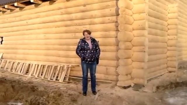 Дом из бревна ручной рубки в деревне Берёзовка Нижегородской области смотреть онлайн