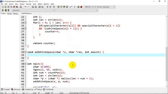 Bài tập C - Thêm dấu cách vào sau dấu câu смотреть онлайн