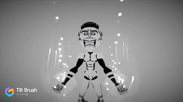Falibu Combat Ninja Armor - Painted in Tilt Brush VR using the unlit hull brush смотреть онлайн
